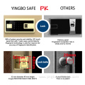 double door home fingerprint high security safe box